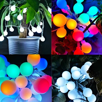 LED Žogo za Niz Luči Počitnice Razsvetljava Dekoracija Svetloba Božične Pravljice Rojstni dan Svetlobe Božično Drevo Okraski za Noč Svetlobe
