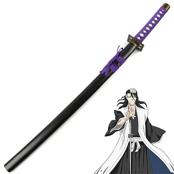 [Zabavno] 100 cm Cosplay Anime Bleach orožje Byakuya Kuchiki Senbonzakura leseni Meč Anime Noša stranka kažejo, Japonska samuraji meč